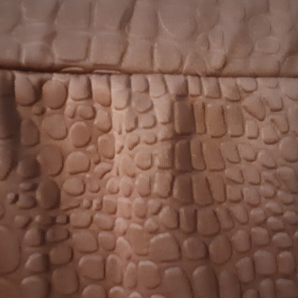 1X Simonton Says George Simonton Pebble Textured Godet Panel Skirt in Brown - Picture 5 of 10